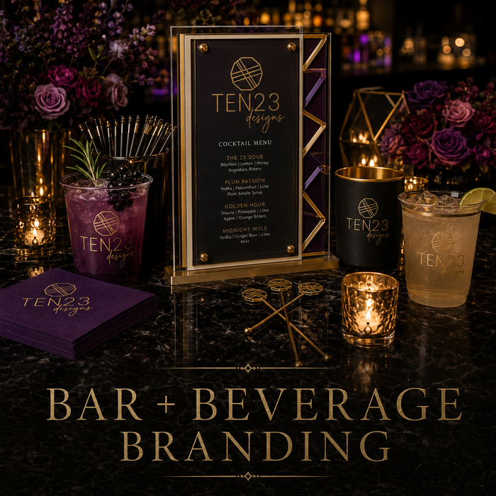 Bar + Beverage Branding