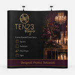 Custom Fabric Pop-Up Trade Show Display | Frame + Design + Shipping Included