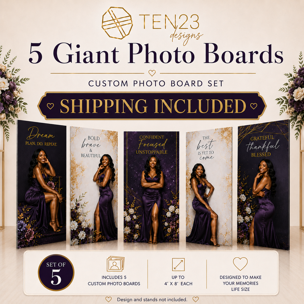 SPECIAL : 5 Coroplast Photo Boards (SHIPPING INCLUDED)