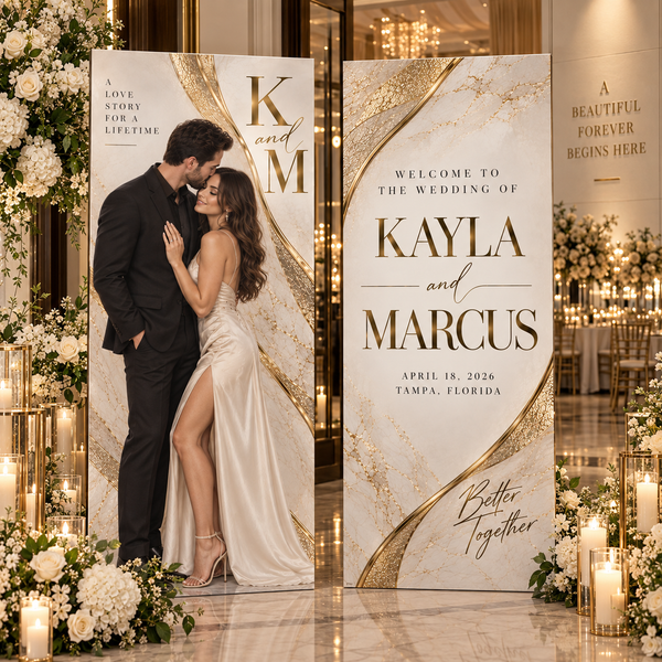Custom Coroplast Photo Board for Events | Shipping Included