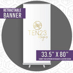Custom Retractable Banner | Free Shipping