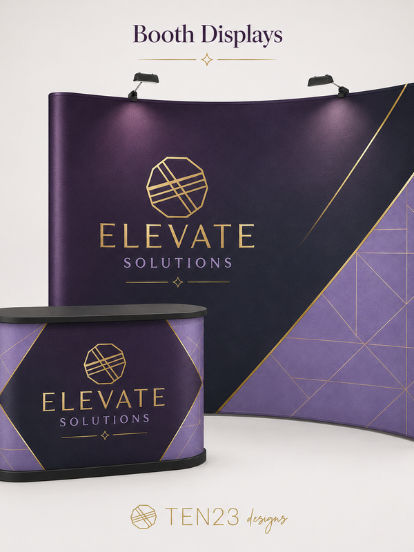 Custom trade show booth display for business branding and events in Tampa Bay FL — Ten23 Designs