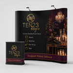 Custom Fabric Pop-Up Trade Show Display | Frame + Design + Shipping Included