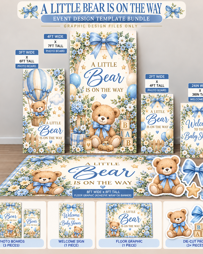 Baby Shower Digital Event Templates – Ten23Designs