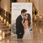 Custom wedding engagement photo board by Ten23 Designs