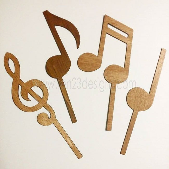 Music Notes Centerpiece Sticks