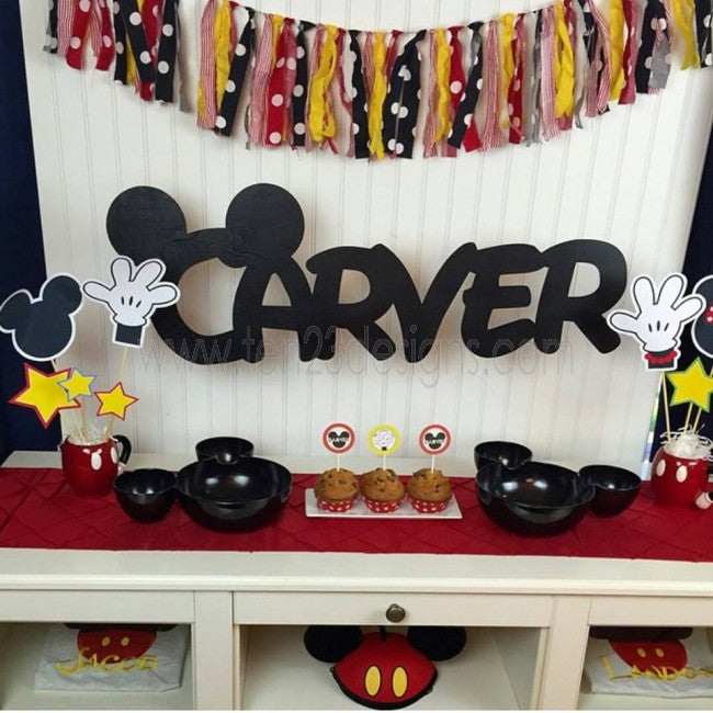 Disney Inspired Personalized Wooden Name