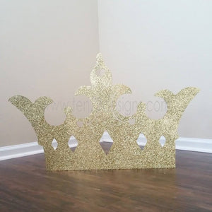 Laser Cut Wooden Royal Tiara Crown