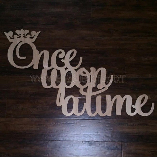 Once Upon a Time Wooden Sign