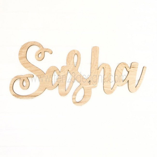 Personalized Wooden Name - Generation IV - Sasha