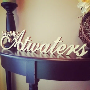Personalized Free Standing Wooden Name