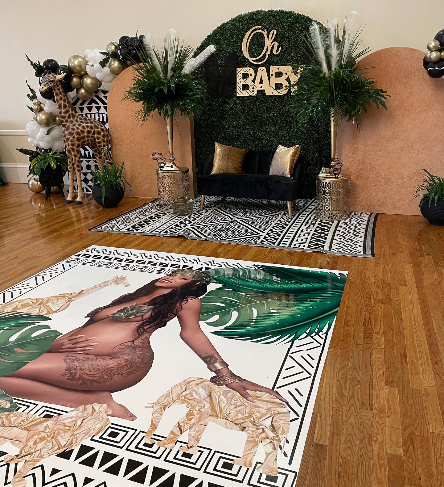 Custom Dance Floor + Wall Wrap Wrap : WITH SHIPPING
