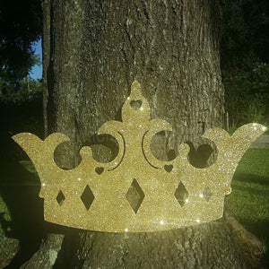 Laser Cut Wooden Royal Tiara Crown
