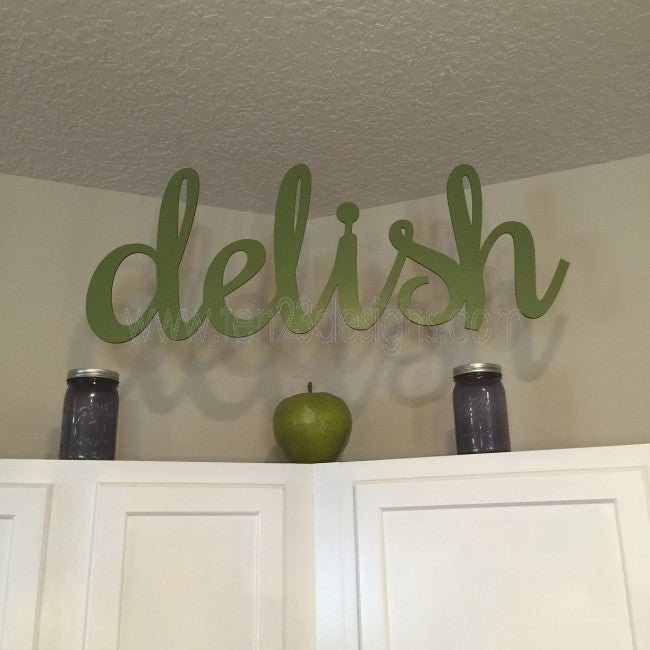 Delish Wooden Sign