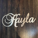 Custom Laser-Cut Wooden Name | Choose Your Font