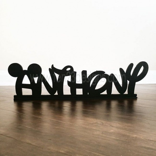 Disney Inspired Personalized Free Standing Wooden Name