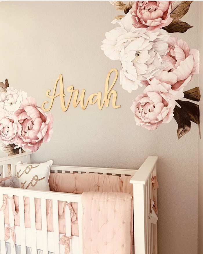 Custom Laser-Cut Wooden Name | Choose Your Font