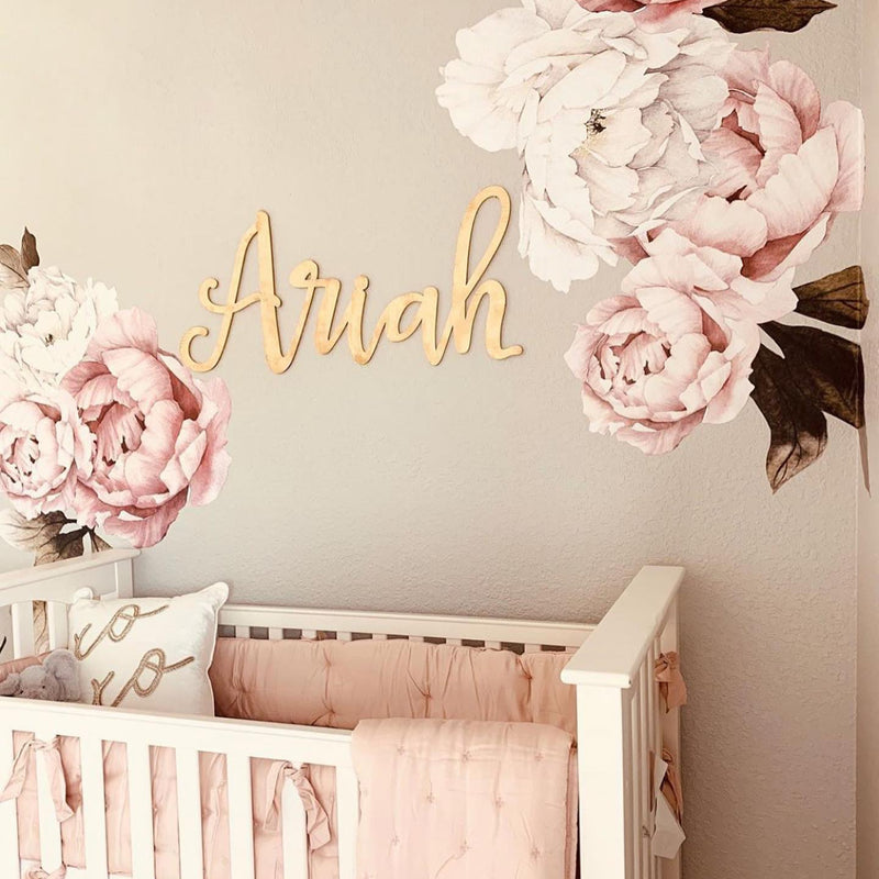Custom Laser-Cut Wooden Name | Choose Your Font